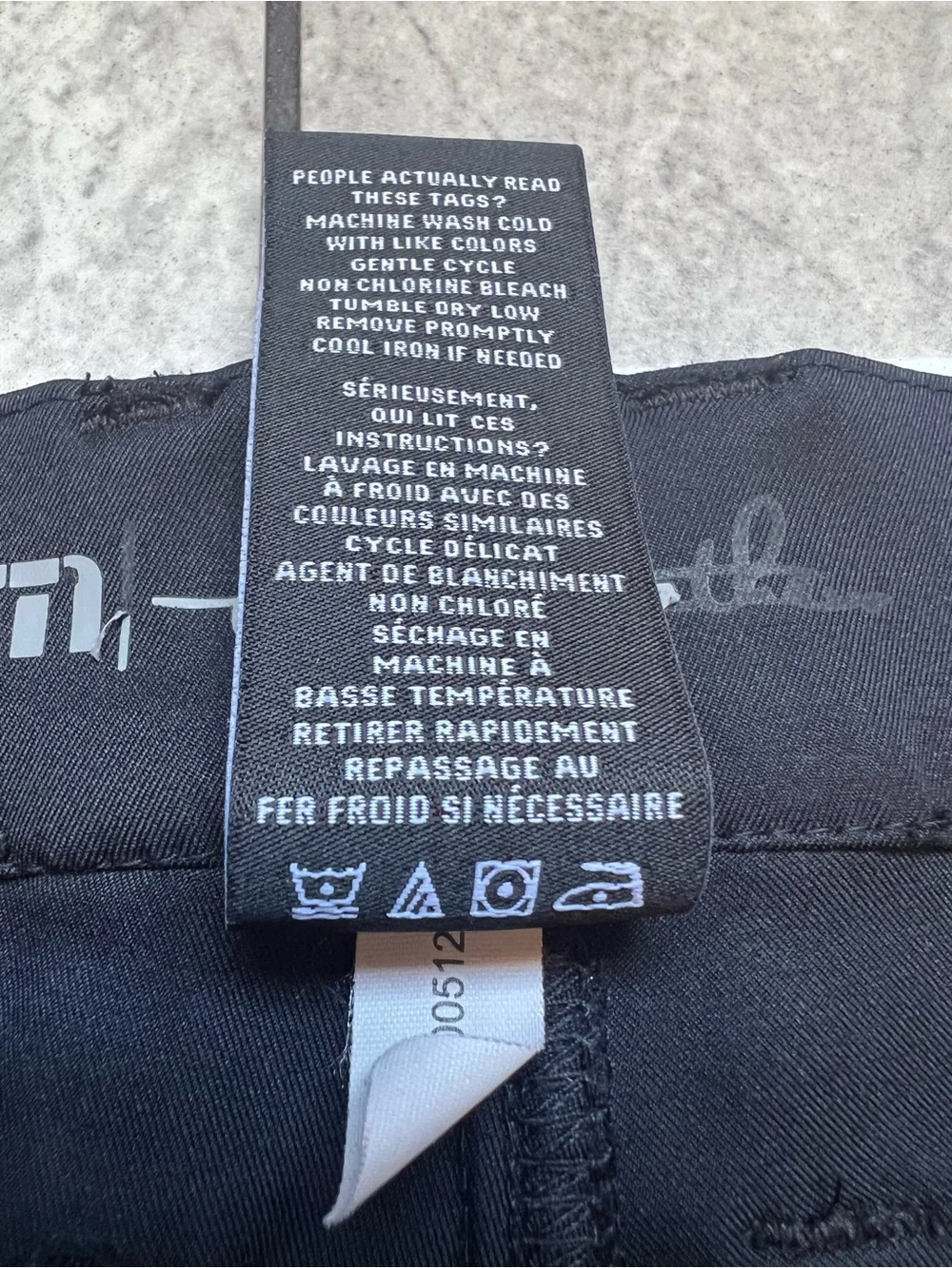 TravisMathew Mens Black Performance Golf Pants Size 40 Black 100% Polyester Tech